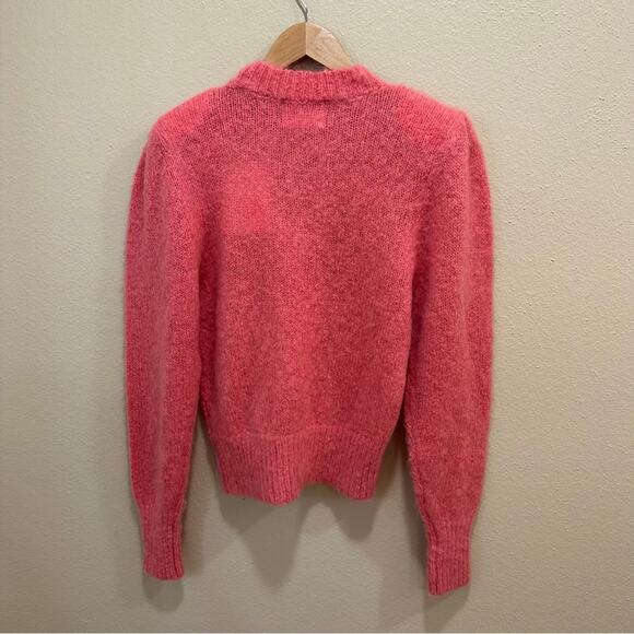 NWT Marant Etoile Pink Coral Mohair Wool Pullover Esmee Sweater 36 Medium - Picture 6 of 15